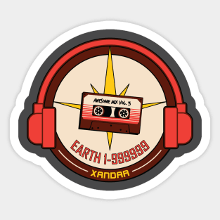 Earth 1-999999 Nova Radio Sticker